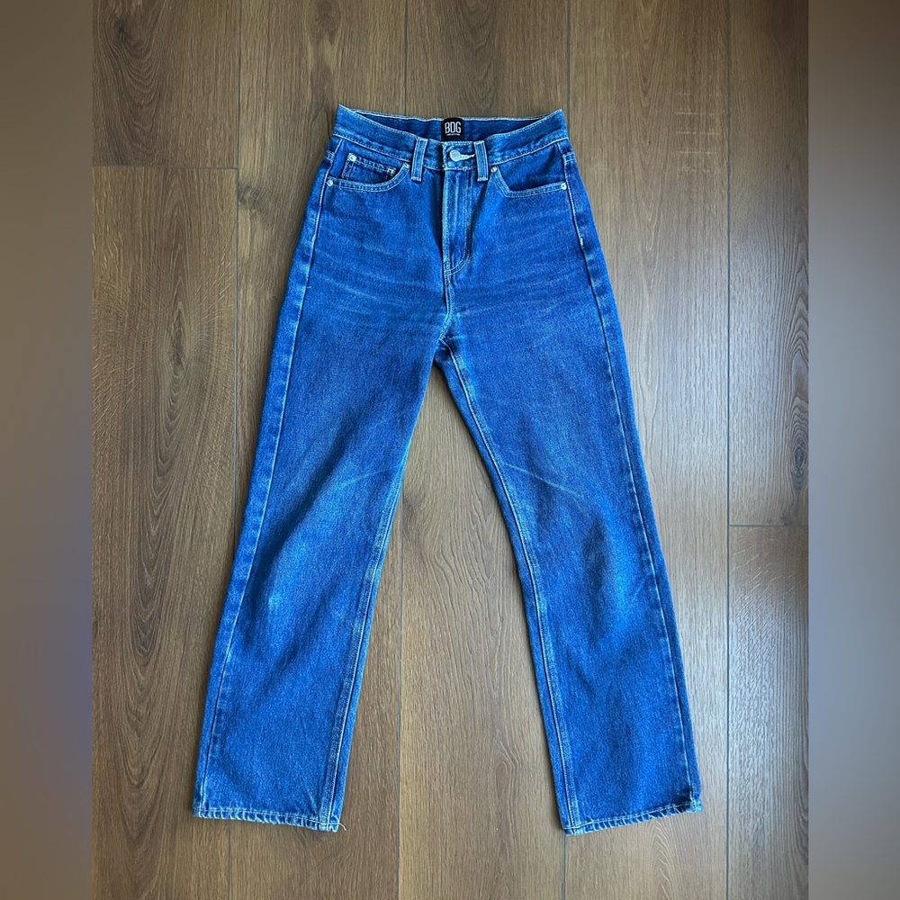 Cowboy BDG Women's Straight Leg Blue Jeans